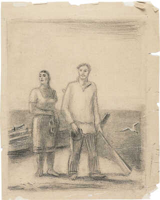 Суханов Борис Фёдорович. Рыбак с рыбачкой 